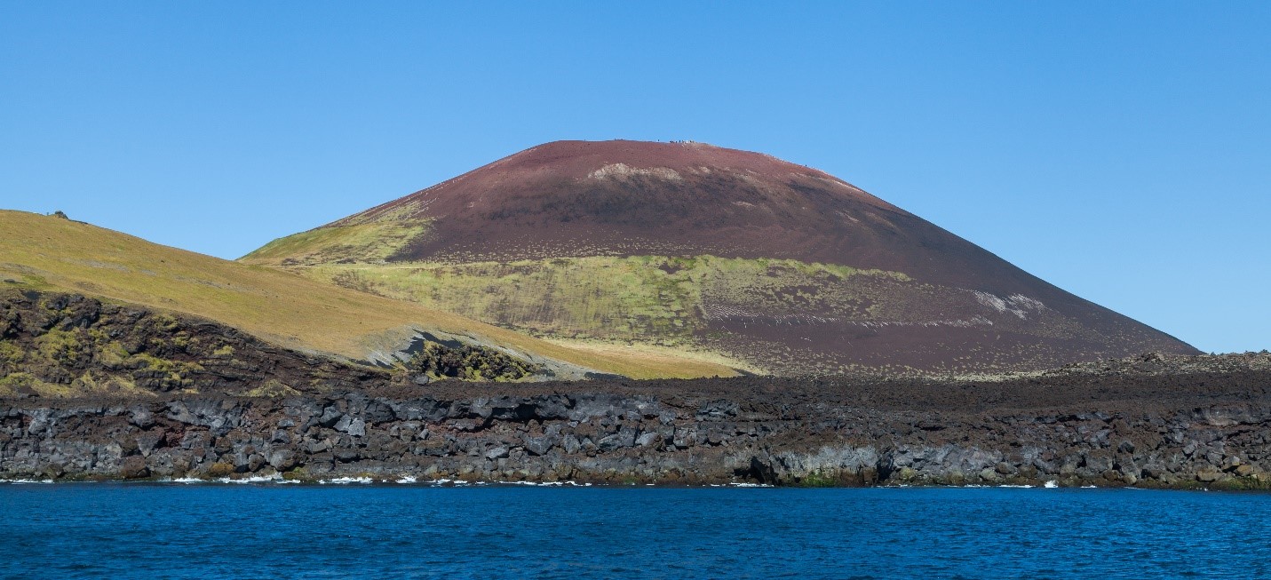 Le volcan Eldfell en Islande 