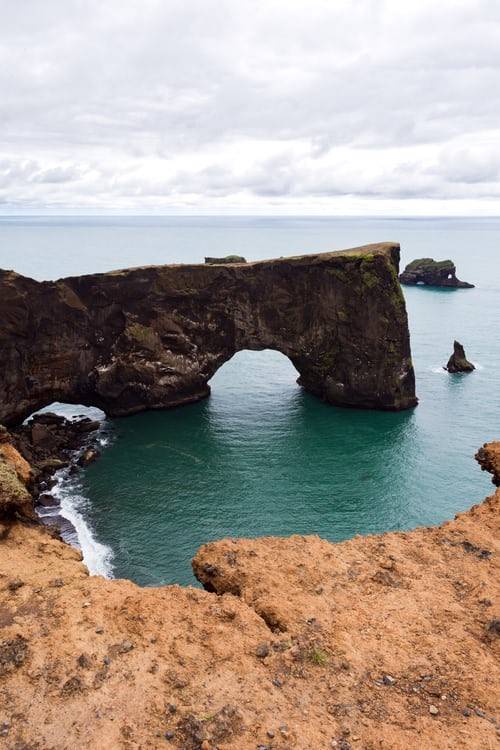 Dyrhoaley cliff in Iceland