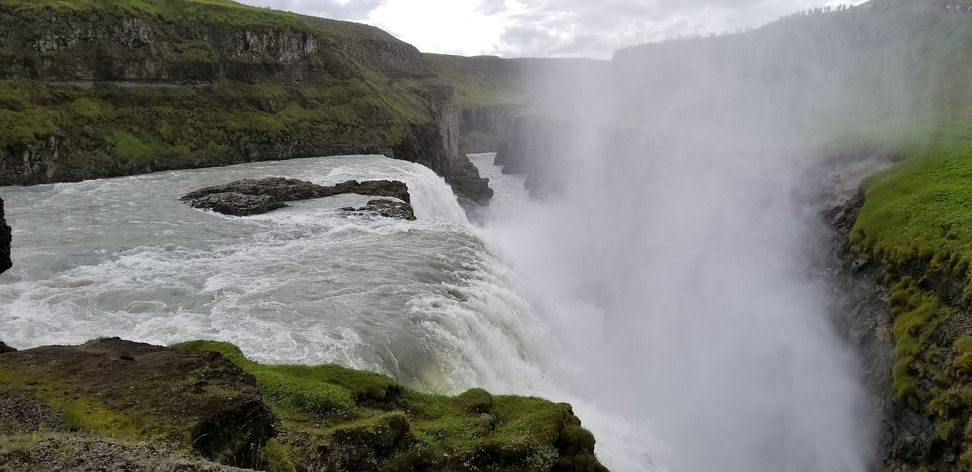 Gullfoss waterfall in Iceland