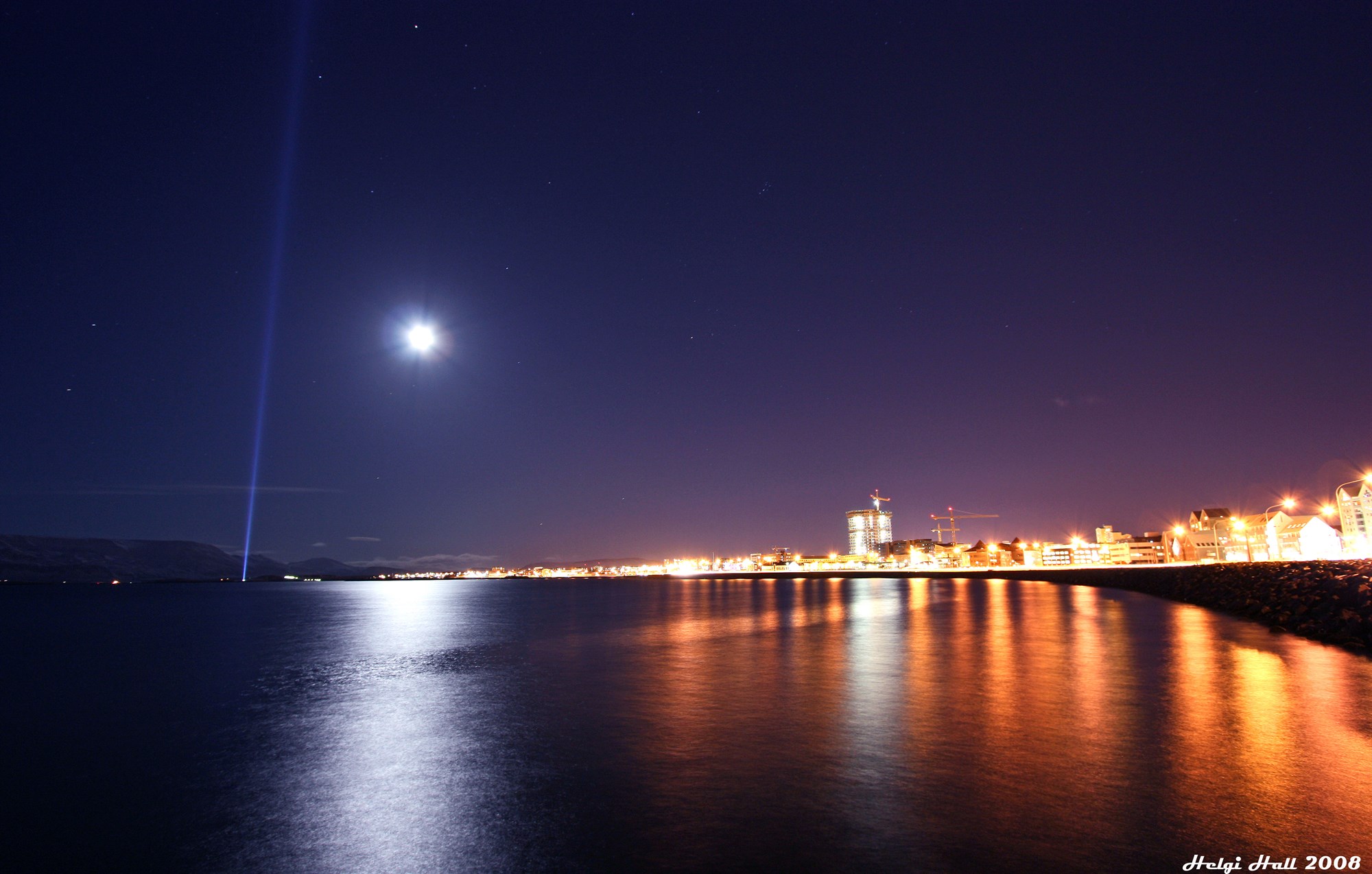 Imagine peace tower Iceland