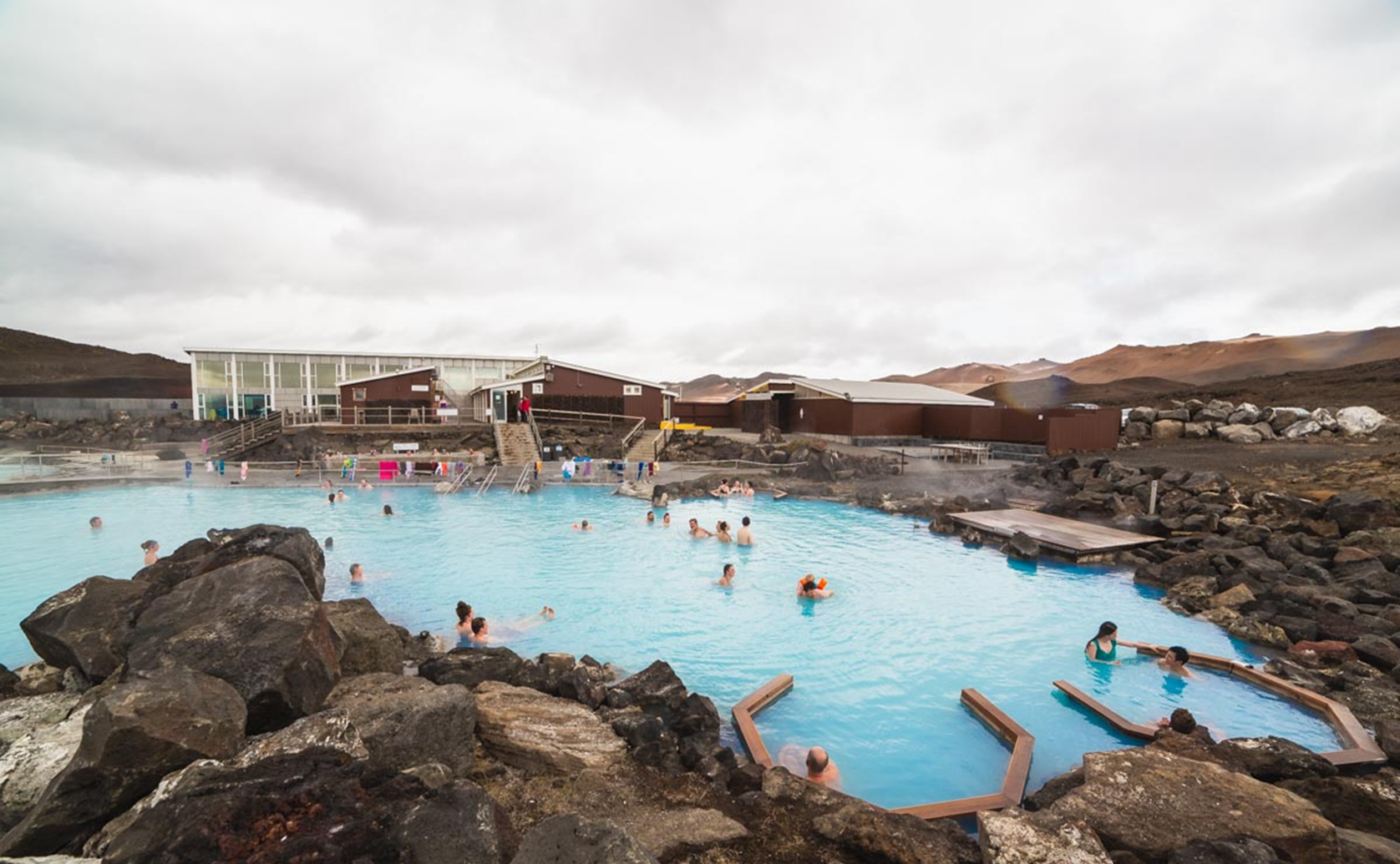 Myvatn natural baths in Iceland