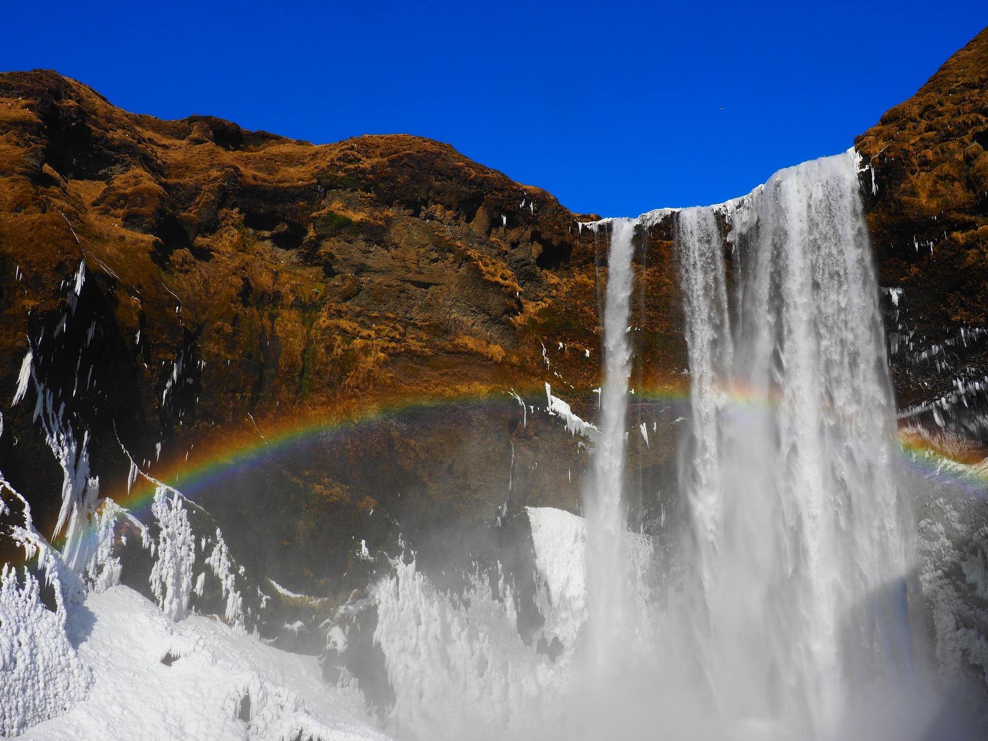 Skogafoss waterfall