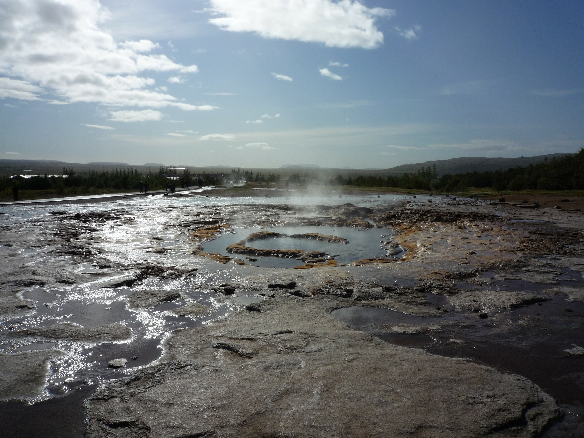 Strokkur when not erupting