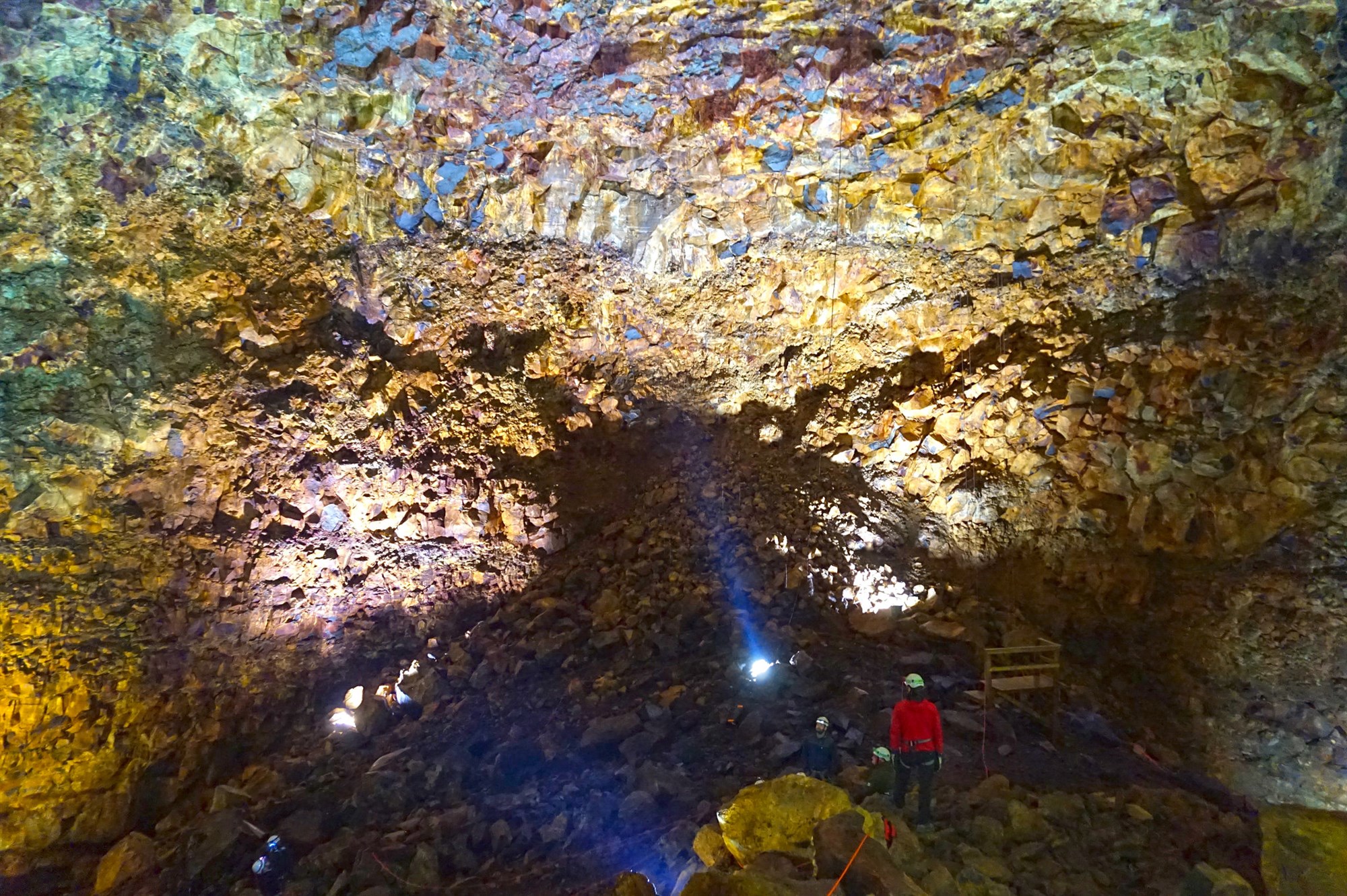 Magma chamber at Thrihnukagigur in Iceland