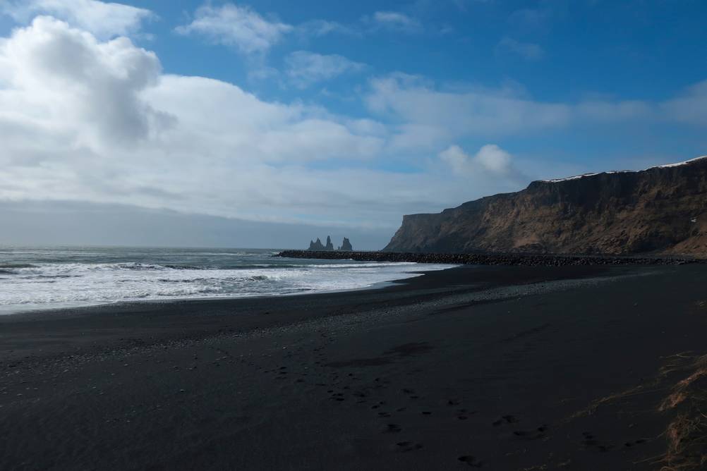 Black sand beach of Vik