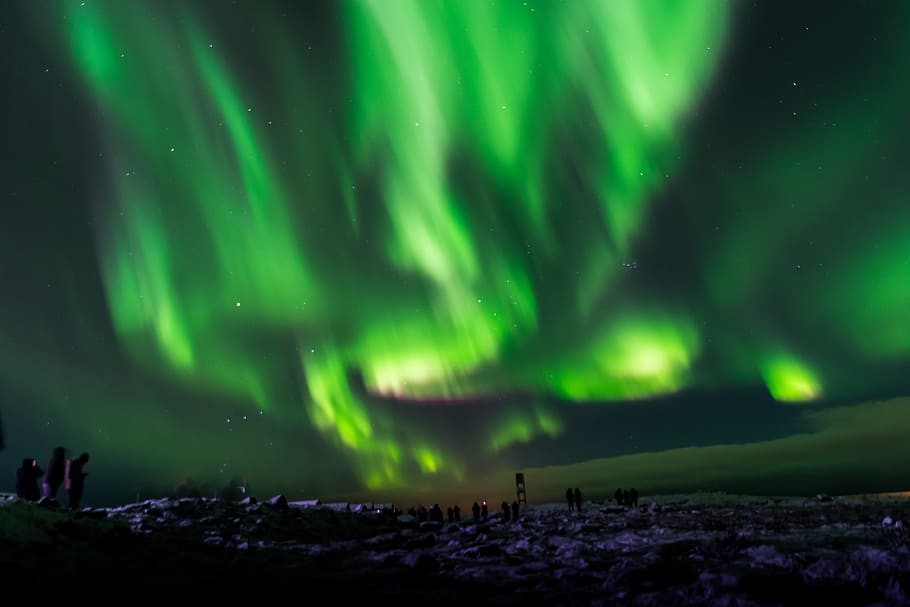 Northern Light in Reykjavik