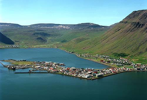 Ville Isafjordur Islande